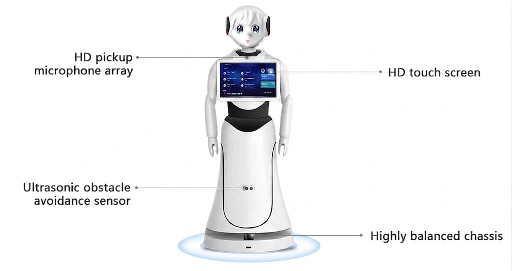 Alice AI Service Robot technical specifications
