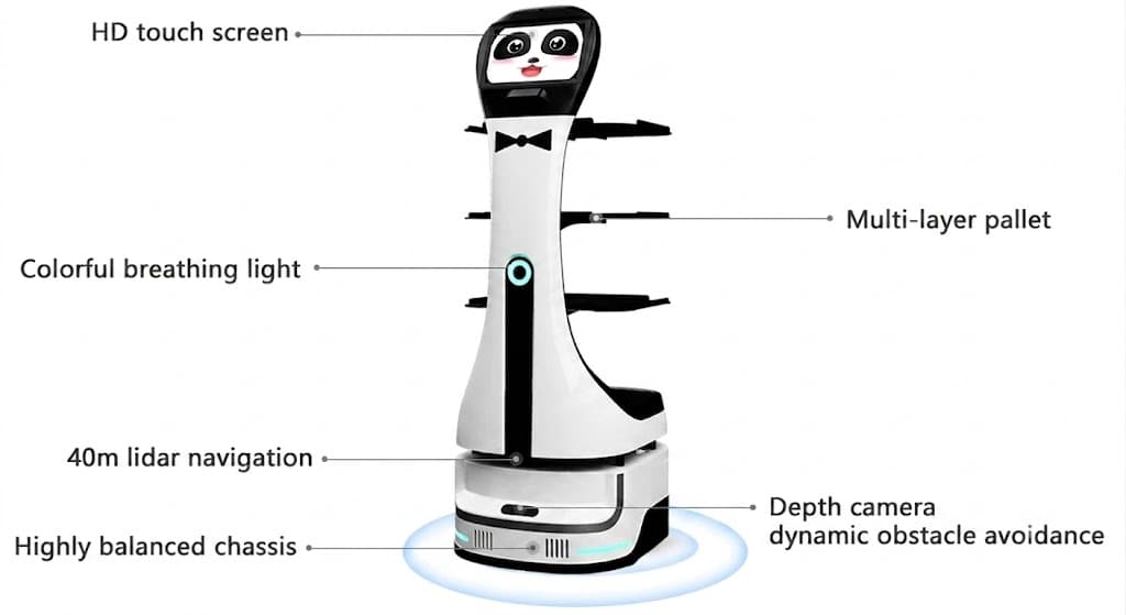 Panda delivery robot technical specifications